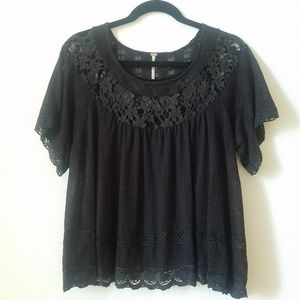 Black Free People Top